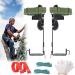 Tree climbing crampons stainless steel tree climbing spikes tree climbing spike set crampons tree stainless steel with straps and gloves for tree work 2Claws