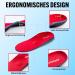 Orthopedic Insert Soles for Heel Spur & Plantar Fasciitis - Red EU (47-48) | Comfort Insoles for Men & Women - Buy Online on GoSupps.com