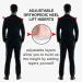 AccEncyc Adjustable Heel Lift Inserts 2 Pack - Soft Silicone Height Increase Insoles - Buy Online on GoSupps.com
