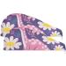 Beautiful Daisy Petals Cartoon Dinosaur Hair Towel 2 Pack | Super Absorbent Quick Dry Turbans for Women & Girls - Ideal Hair Drying Solution - Buy Online on GoSupps.com