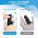 Mallet Finger Splint - Aluminum Finger Support for Broken Fingers | Pain Relief & Stabilization for Sprains & Arthritis | 2.7 inch M Black - Buy Online on GoSupps.com