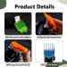 TYVOM 10PCS Clipper Guards Multicolor Hair Clipper Limit Comb Hair Cutting Guides Attachment Limit Replacement Combs Set Hair Clipper Guide Combs for Hairdressing Salons and Home - Buy Online on GoSupps.com