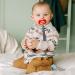 Geiomoo Silicone Pacifier Chain - 2 Pack Pacifier Clips Holder & Strap for Babies | Durable & Safe Baby Accessories - Buy Online on GoSupps.com