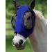 Harrison Howard Stretable breathable UV protection fly mask with a mains eye opening for full visibility and ventilating earmiths dark blue Extra-Full (extra large) dark blue