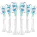 Aoremon Replacement Toothbrush Heads for Philips Sonicare C3 Premium Plaque Control HX9044/65 G3 Premium Gum Care HX9054/65, 6 Brush Heads, White