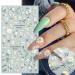 5D Embossed Flower Nail Art Stickers - Colorful Spring Summer Decorations for DIY Nails - Buy Online on GoSupps.com