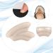 Heel Grips & Pads - 4 Pairs Soft Inserts for Loose Shoes | Self-Adhesive Cushion Protectors for Men, Women in Apricot - One Size - Buy Online on GoSupps.com