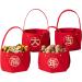 New Year Candy Basket - Festive Treat Bowl Non-Woven Fabric Candy Basket Candy Tray for Home Kitchen New Year Muflydo Good Luck in the Year of the Dragon - Buy Online on GoSupps.com