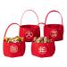 New Year Candy Basket | Festive Treat Bowl Non-Woven Fabric | DIY Candy Basket Candy Tray for Home Kitchen New Year Jmedic