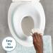 Potty Training Seat for Boys and Girls | Fits Round & Oval Toilets | Non-Slip with Splash Guard | Free Storage Hook Included - Jool Baby Aqua - Buy Online on GoSupps.com
