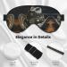American West Rodeo Hat Eye Mask | Soft Double-Sided Sleep Blindfold with Adjustable Strap - Block Out Light in Black - Buy Online on GoSupps.com