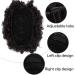 X-Large Afro Puff Kinky Curly Drawstring Ponytail Bun Synthetic Hair Extension | 2 Clips | African American Updo Hairstyle | 2#(120g) - Buy Online on GoSupps.com