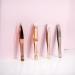 HD Combination Tweezers 4-Piece Set - Precision Rose Gold Beauty Tools for Effortless Grooming | International Shipping Available - Buy Online on GoSupps.com