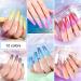 Dip Powder Nail Kit - 12 Colors Nude Pink Glitter Sun Color Changing Starter Kit for DIY Manicure at Home or Salon - Buy Online on GoSupps.com