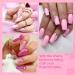 MEFA Pink Gel Nail Polish Set - 6 Romantic Colors for Long Lasting Manicure - Buy Online on GoSupps.com