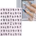 JMEOWIO 10 Sheets Letters Nail Art Stickers Decals Self-Adhesive Colorful Nail Supplies Nail Art Design Decoration Accessories - Buy Online on GoSupps.com