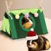 VERTUPET Guinea Pig Hideaway Bed House - Small Animal Hideout Toy for Rabbits, Chinchillas, Hamsters - Sturdy Cage Accessory - Green (Medium) - Buy Online on GoSupps.com