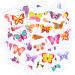 80pc Colorful Butterfly Temporary Tattoos for Kids - Party Favors & Accessories - Buy Online on GoSupps.com