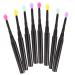 Outanaya 12pcs Lip Balm Lip Exfoliator Brush Eye Makeup Lip Balm Applicator