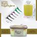 The Beauty Clinic Velcro Rollers for Hair - 10 PCS Self Grip Hair Roller 44mm by 63mm with 6 Duckbill Sectioning Clips Hairdressing Curlers And Self Holding DIY Roller Storage Bag Yellow - Buy Online on GoSupps.com