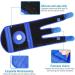 AVIDDA Knee Support Brace with Side Stabilizers | Adjustable Patella Tendon Brace for Running & Sports | Joint Pain & Arthritis Relief | Men & Women | Blue (M-XL) - Buy Online on GoSupps.com