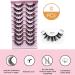 False Eyelashes 10 pairs of Natural Look D curl strip lashes Fluffy Wispy 3D Effect Hybrid Fake Eyelashes Lashes Natural Look - Buy Online on GoSupps.com