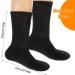 WLLHYF Extra Wide Black Socks for Swollen Feet, Bariatric, Lymphedema & Diabetes - Cast Sock Included - Buy Online on GoSupps.com
