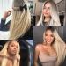 Shop Ombre Blonde Wig for Women | Long Synthetic Hair with Dark Roots | Heat Resistant & Natural Look - Buy Online on GoSupps.com