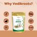 VedikRoots Bhringraj Powder - The Ayurvedic Solution for Stronger Hair and Healthier Scalp Natural and Pure 100Gm (Pack of 1) - Buy Online on GoSupps.com