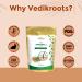 VedikRoots Bhringraj Powder - The Ayurvedic Solution For Stronger Hair And Healthier Scalp Natural And Pure 100Gm (Pack of 2) - Buy Online on GoSupps.com