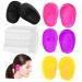 4paires Couvre-oreilles Silicone Pour Teinture Et Coiffure Lot De Protections Oreilles Pour Douche