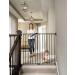 Regalo 2-in-1 Extra Tall Easy Swing Stairway and Hallway Walk Through Baby Gate, Black 1 Count (Pack of 1)