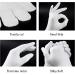 Lizzy White Cotton Gloves Medium for Overnight Moisturising Dry Hand Women and Men Bedtime Sleep Gloves Jewellery & Daily Work Fancy Dress Party Washable Hand Moisturising Gloves - Buy Online on GoSupps.com
