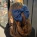 Shop Bow Hair Clip - Women s French Large Hair Bows | Blue Hair Clips for Girls - International Shipping Available - Buy Online on GoSupps.com
