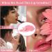 2-Piece Silicone Lip Scrub Brush Set - Exfoliating Brush Tool for Smoother Fuller Lips - Ideal for Men & Women (Pink - Buy Online on GoSupps.com