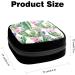 GIAPB Period Bag - Sanitary Napkin Storage and Makeup Pouch Watercolor Plant Flower Design - Buy Online on GoSupps.com