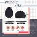 Black Non Skid Shoe Pads - Self Adhesive Slip Resistant Sole Protectors for Noise Reduction & Traction, 2 Shapes (20 Pack) - Buy Online on GoSupps.com