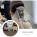 Bridal Rhinestone Pearl Flower Hair Comb - Blue Wedding Hair Clip - Buy Online on GoSupps.com