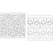 Quilting Creations Pantographs for Quilting | Set of 2 Rolls of Paper Pantograph Patterns for Longarm Quilting Machines | Basic Stipple and Splish Splash Quilt Pantographs