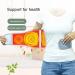 Lumbar Support Back Brace with Self-Heating Wormwood - Gray Waist Belt for Men & Women - Buy Online on GoSupps.com