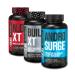 Jacked Factory N.O. XT Nitric Oxide Supplement Build-XT Muscle Builder & Androsurge Estrogen Blocker for Men