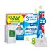 Toothpaste Max Fresh Whitening with Mini Breath Strips Cool Mint 3 Large Tubes of 7.3 oz (Total 21.9 oz) + Three Bonus Gift Better Ligth&Spring Guide Toothpaste Squeezer and Two No-Mess Caps.