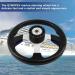 QYMOPAY 12.5inch Boat Steering Wheel with Carbon Fiber | Anti-Slip Design | Marine Steering Wheel Adapter | for Boats, Yachts, and Pontoon Boats - Blue - Buy Online on GoSupps.com