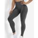 Corcoar Women's High Waist Seamless Gym Leggings - XL Grey Sport & Yoga Pants - Buy Online on GoSupps.com