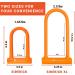 OTTOLOCK Sidekick Compact U-Lock | Lightweight Silicone-Coated Bike Lock in Orange - Buy Online on GoSupps.com