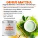 Organic Ceremonial Grade Matcha with Lions Mane & Cordyceps Mushroom Extract - Energy & Focus Boost | Japanese Origin by RachaelsGoodEats - Buy Online on GoSupps.com