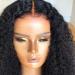 Saupa 22 Curly Lace Front Wig - Real Brazilian Virgin Human Hair for Women | Pre Plucked Lace Wigs for Black Women - Buy Online on GoSupps.com