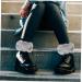 Kisangel 3 Pairs Fur Boot Covers - Warm Shoe Socks & Cuffs for Women | Fluffy Acrylic Stumping - Buy Online on GoSupps.com