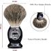 Boti Handmade Shaving Brush - 100% Pure Badger Hair with Black Wooden Handle | Barber Salon Tool - Buy Online on GoSupps.com