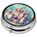 Classical Castleround Pill Box - 3 Compartments Portable Organizer for Purse & Pocket | Travel-Friendly Pill Box - Buy Online on GoSupps.com